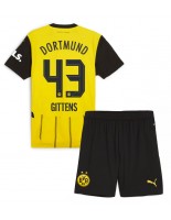 Borussia Dortmund Jamie Bynoe-Gittens #43 Hjemmedraktsett Barn 2024-25 Korte ermer (+ bukser)